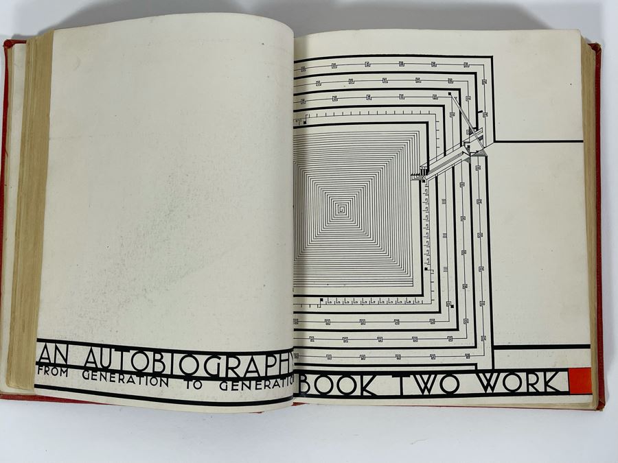 First Edition Vintage 1932 Hardcover Book An Autobiography Frank Lloyd Wright [Photo 8]