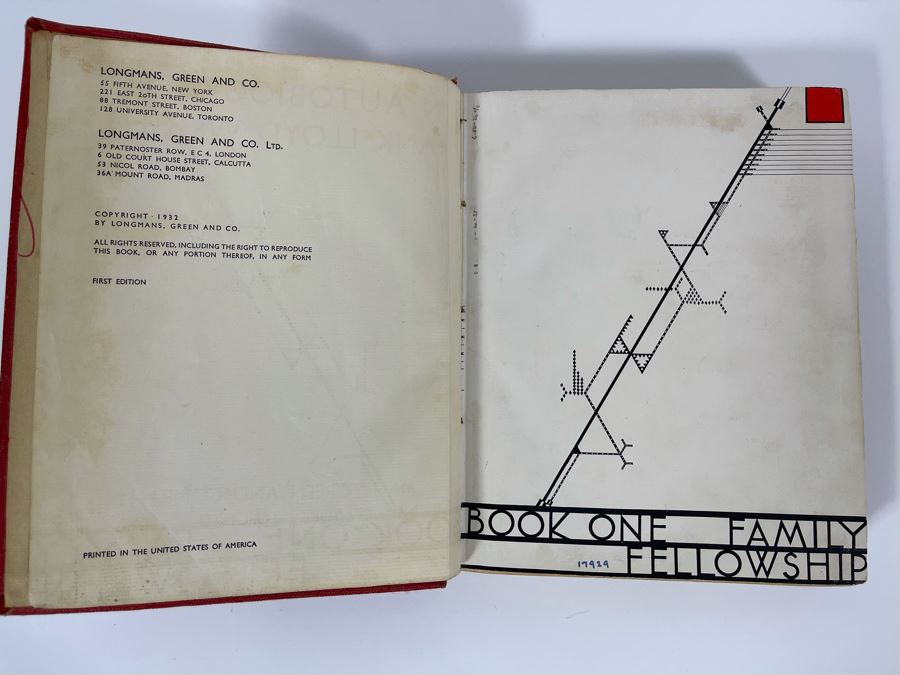 First Edition Vintage 1932 Hardcover Book An Autobiography Frank Lloyd Wright [Photo 4]