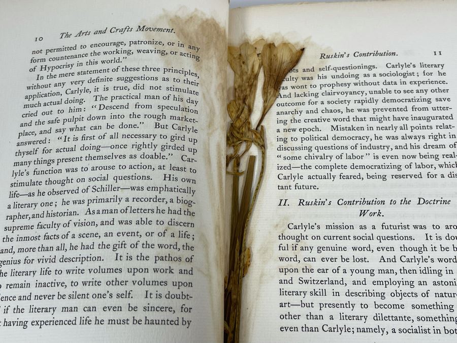 Antique 1902 Book By The Bohemia Guild Of The Industrial Art League Titled Chapters In The History Of The Arts And Crafts Movement By Triggs [Photo 7]