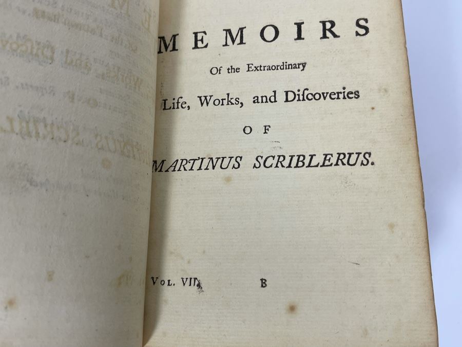 (3) Antique 1757 Books: The Works Of Alexander Pope, Efq. Volumes V, VII, VIII  [Photo 8]
