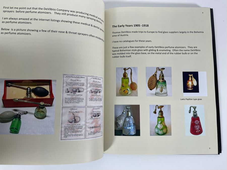 De Vilbiss Perfume & Vanity Items Catalogues Book Compiled By Marsha Crafts [Photo 6]