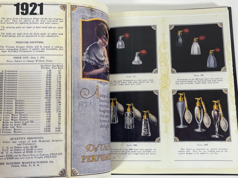 De Vilbiss Perfume & Vanity Items Catalogues Book Compiled By Marsha Crafts [Photo 4]