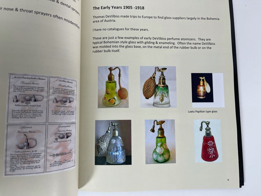 De Vilbiss Perfume & Vanity Items Catalogues Book Compiled By Marsha Crafts [Photo 7]