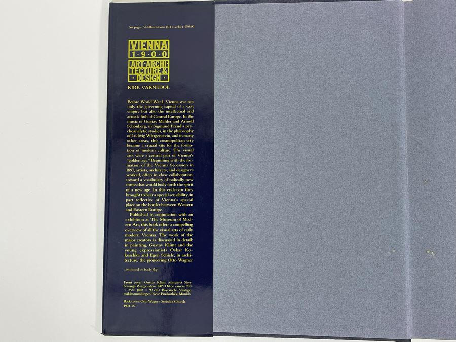 Vintage 1986 Hardcover Book Vienna 1900 Art Architecture & Design [Photo 2]