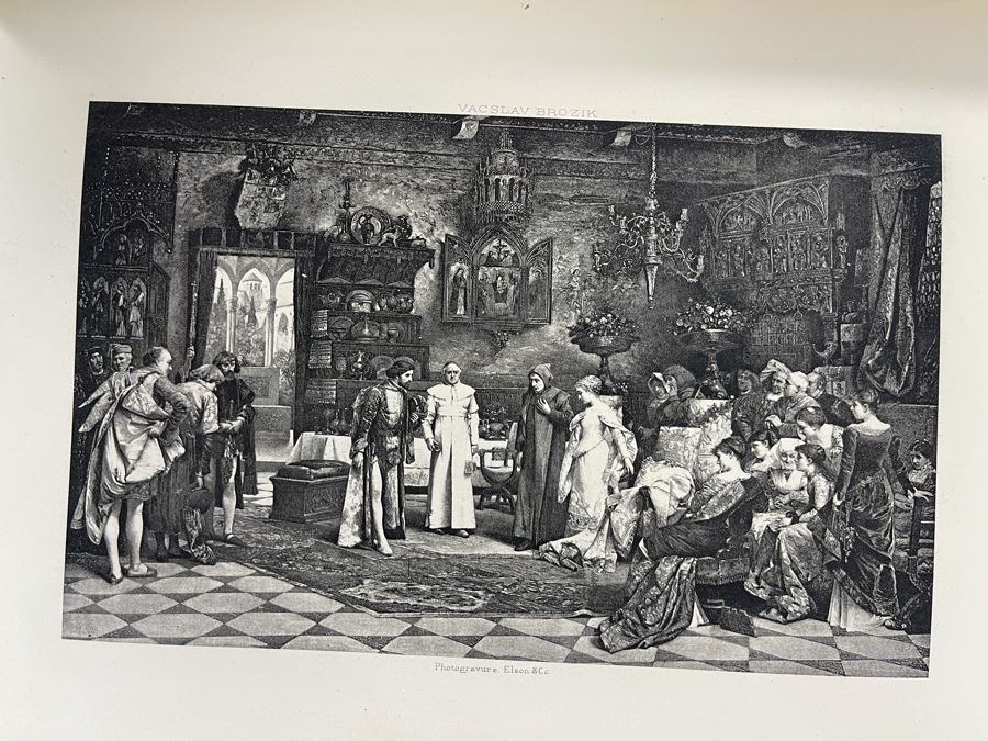 Antique 1894 Book By Selmar Hess Titled Great Men And Famous Women [Photo 9]