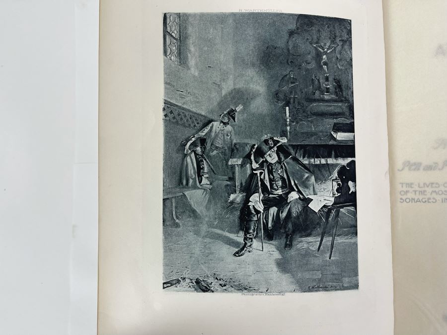 Antique 1894 Book By Selmar Hess Titled Great Men And Famous Women [Photo 7]