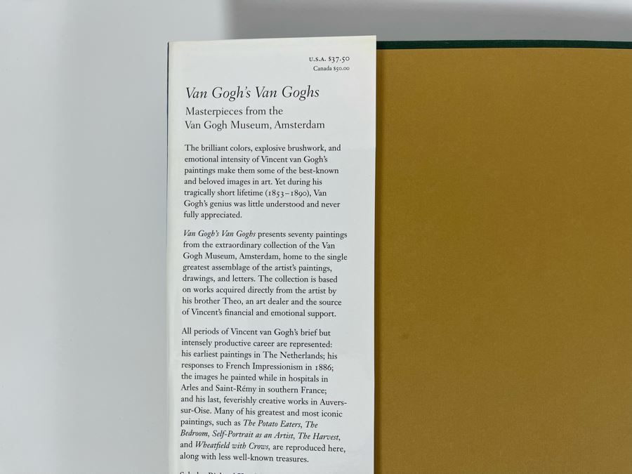 Van Goghs Book: Masterpieces From The Van Gogh Museum In Amsterdam By Richard Kendall 1998 [Photo 3]