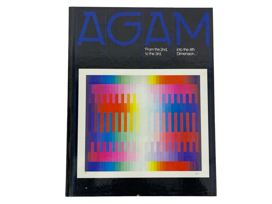 First Edition 1981 Book Agam: From The 2nd, To The 3rd, Into The 4th Dimension [Photo 1]