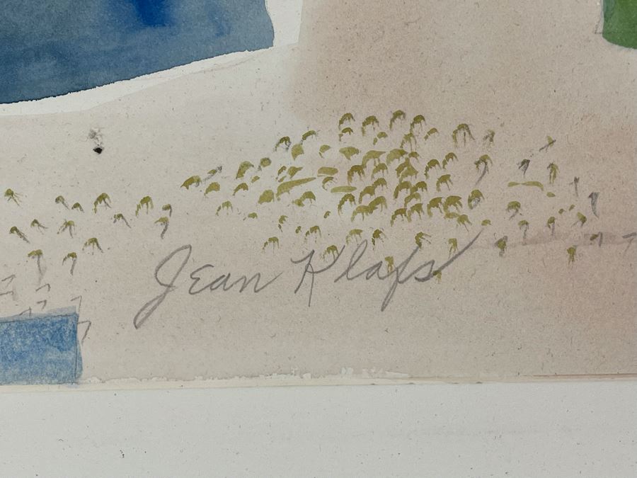 Original Watercolor Painting By Jean Klafs Titled Oaxaca Market 22 X 14.5 [Photo 6]