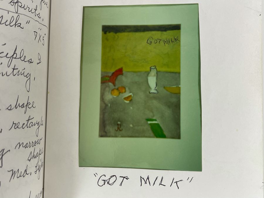 Original Jean L Klafs Sketchbook With Original Drawings And Notes 5.5 X 8.5 - See Photos [Photo 16]