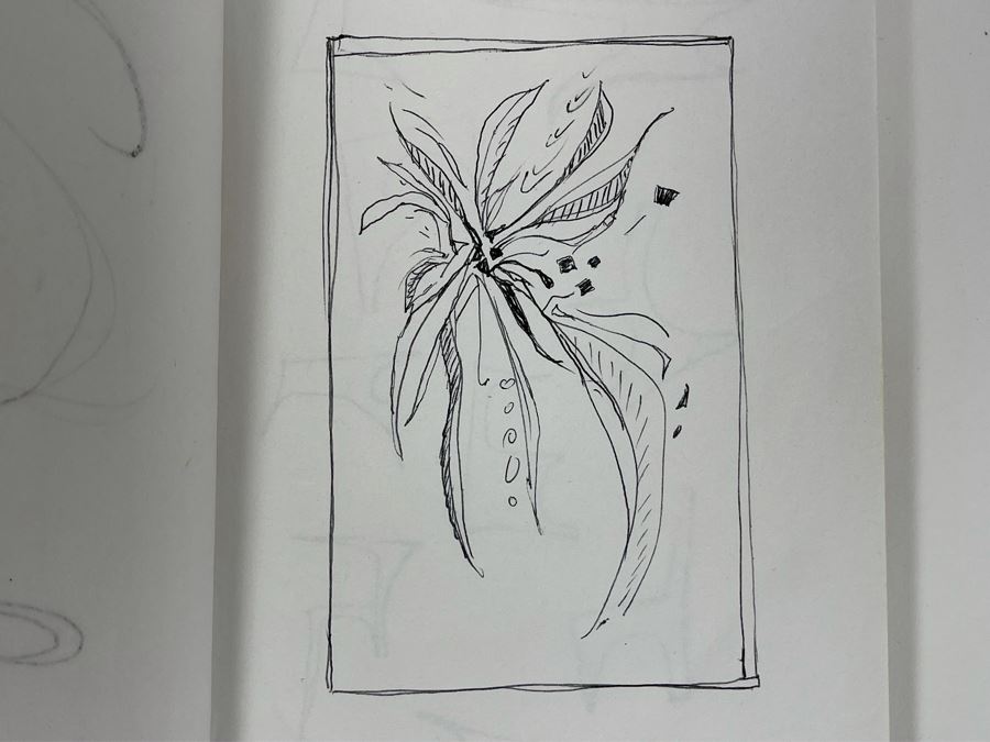 Original Jean L Klafs Sketchbook With Original Drawings And Notes 5.5 X 8.5 - See Photos [Photo 6]