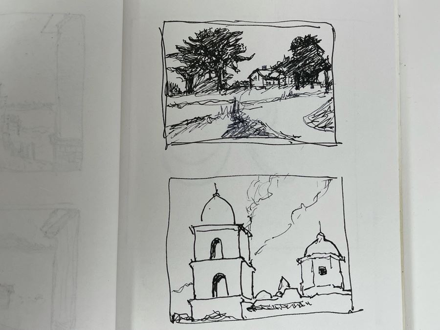Original Jean L Klafs Sketchbook With Original Drawings And Notes 5.5 X 8.5 - See Photos [Photo 12]