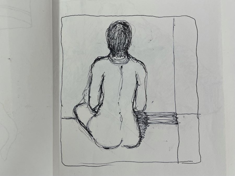 Original Jean L Klafs Sketchbook With Original Drawings And Notes 5.5 X 8.5 - See Photos [Photo 7]