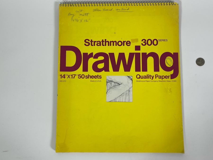 Artist Jean Klafs Original Artist Sketchbook 14 X 17 - See Photos [Photo 9]