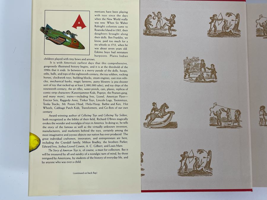 First Edition Hardcover Book The Story Of American Toys By Richard O'Brien [Photo 2]
