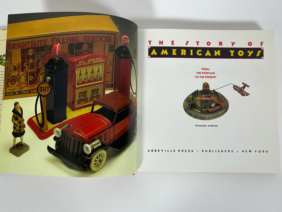 First Edition Hardcover Book The Story Of American Toys By Richard O'Brien [Photo 4]
