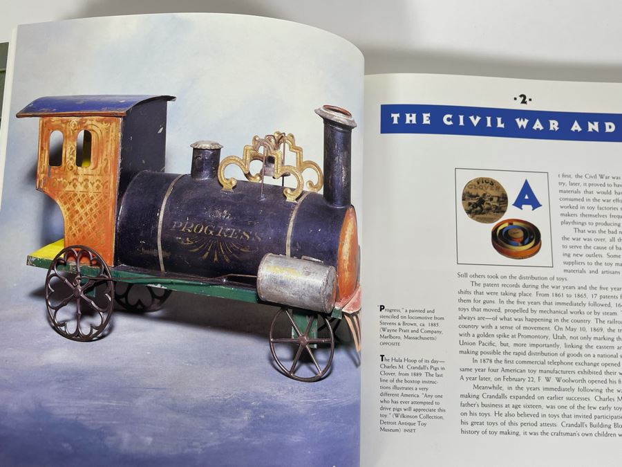 First Edition Hardcover Book The Story Of American Toys By Richard O'Brien [Photo 7]