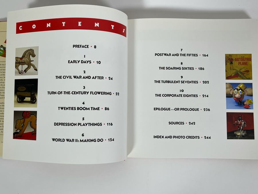 First Edition Hardcover Book The Story Of American Toys By Richard O'Brien [Photo 6]
