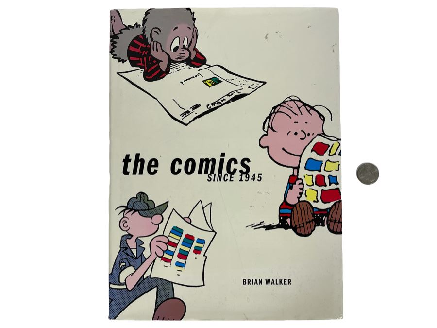 First Edition Harcover Coffee Table Book The Comics Since 1945 By Brian Walker [Photo 1]