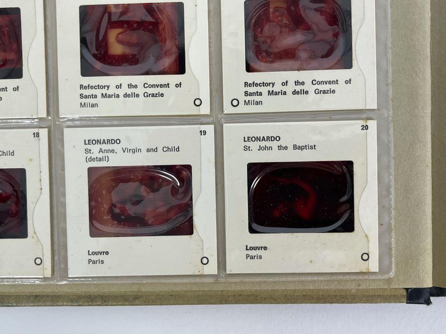 Vintage 1967 Book Leonardo Da Vinci By Hellmut Wohl With Color Slide Program [Photo 9]