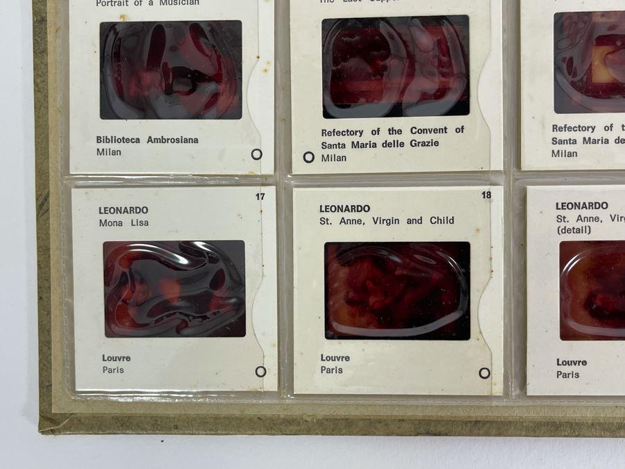 Vintage 1967 Book Leonardo Da Vinci By Hellmut Wohl With Color Slide Program [Photo 8]