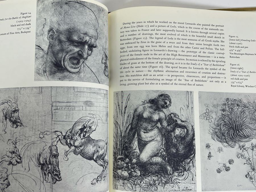 Vintage 1967 Book Leonardo Da Vinci By Hellmut Wohl With Color Slide Program [Photo 13]