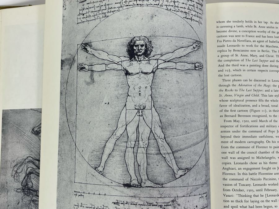 Vintage 1967 Book Leonardo Da Vinci By Hellmut Wohl With Color Slide Program [Photo 15]