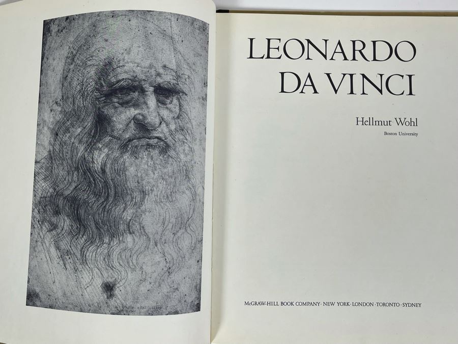 Vintage 1967 Book Leonardo Da Vinci By Hellmut Wohl With Color Slide Program [Photo 10]