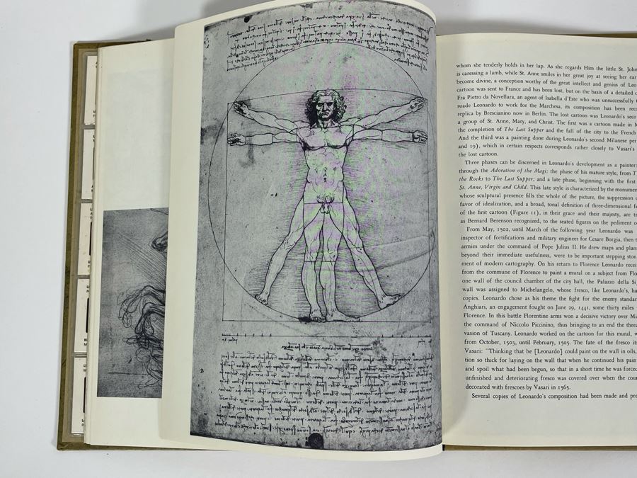 Vintage 1967 Book Leonardo Da Vinci By Hellmut Wohl With Color Slide Program [Photo 14]