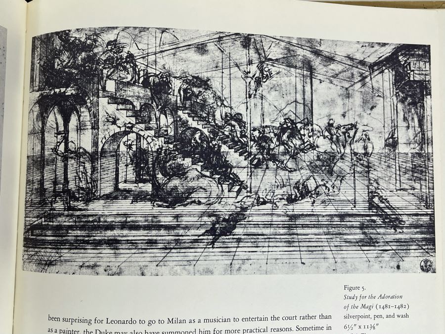 Vintage 1967 Book Leonardo Da Vinci By Hellmut Wohl With Color Slide Program [Photo 16]
