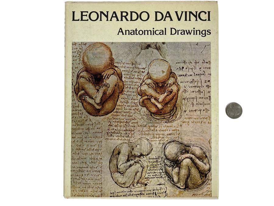 Leonardo Da Vinci Anatomical Drawings Hardcover Book [Photo 1]