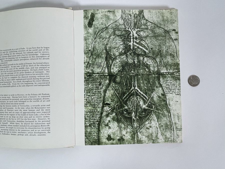 Leonardo Da Vinci Anatomical Drawings Hardcover Book [Photo 5]