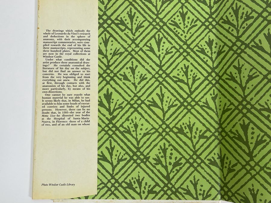 Leonardo Da Vinci Anatomical Drawings Hardcover Book [Photo 2]