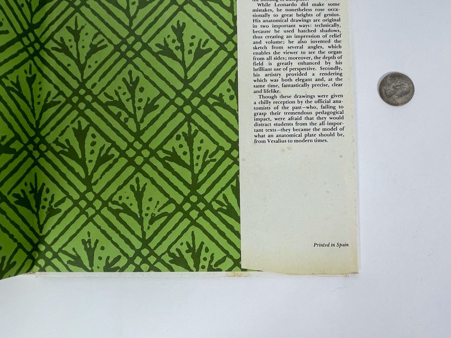 Leonardo Da Vinci Anatomical Drawings Hardcover Book [Photo 6]