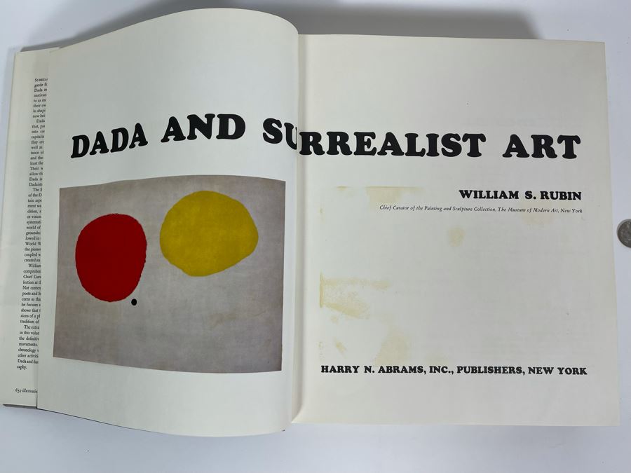 Dada & Surrealist Art Hardcover Coffee Table Book By William S. Rubin [Photo 3]