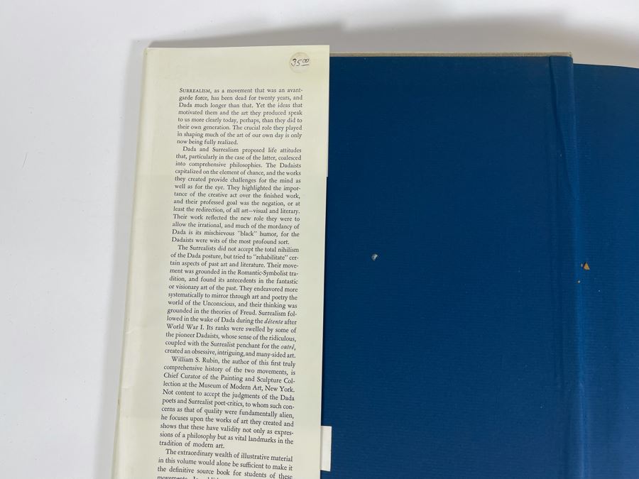 Dada & Surrealist Art Hardcover Coffee Table Book By William S. Rubin [Photo 2]