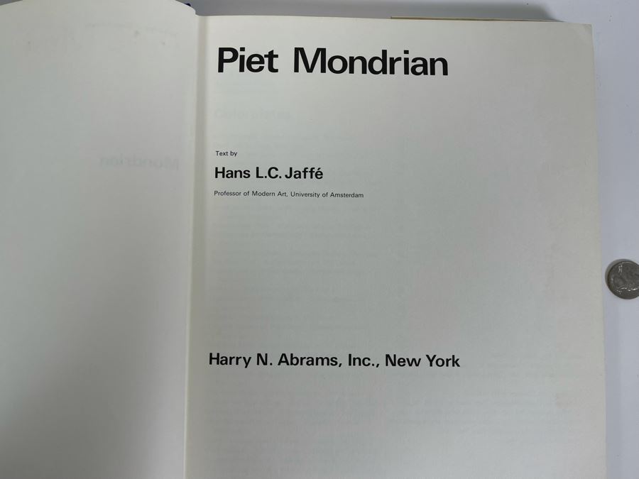 Piet Mondrian Hardcover Coffee Table Art Book By Hans L.C. Jaffe [Photo 4]
