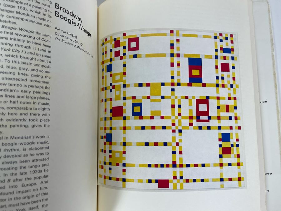 Piet Mondrian Hardcover Coffee Table Art Book By Hans L.C. Jaffe [Photo 8]