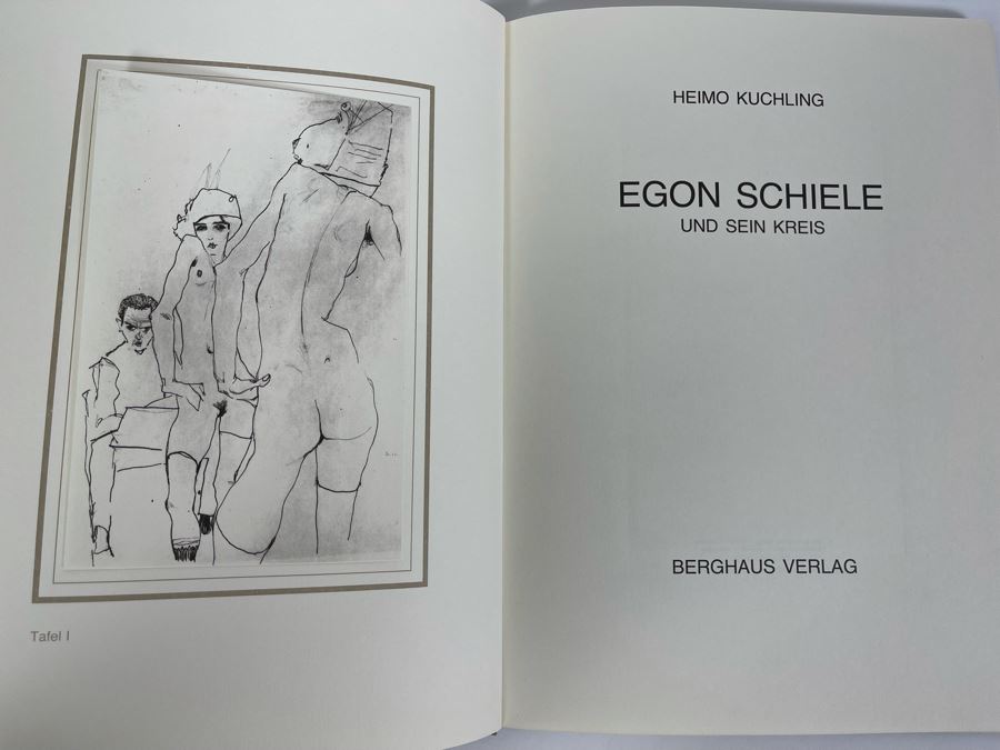 Egon Schiele Und Sein Kreis German Art Book 1982 [Photo 3]