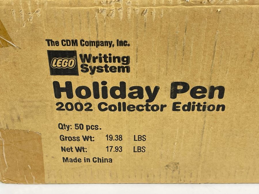 50 LEGO Writing System Holiday Pens 2002 Collectors Edition New Old Stock Estimated Value $400 [Photo 5]