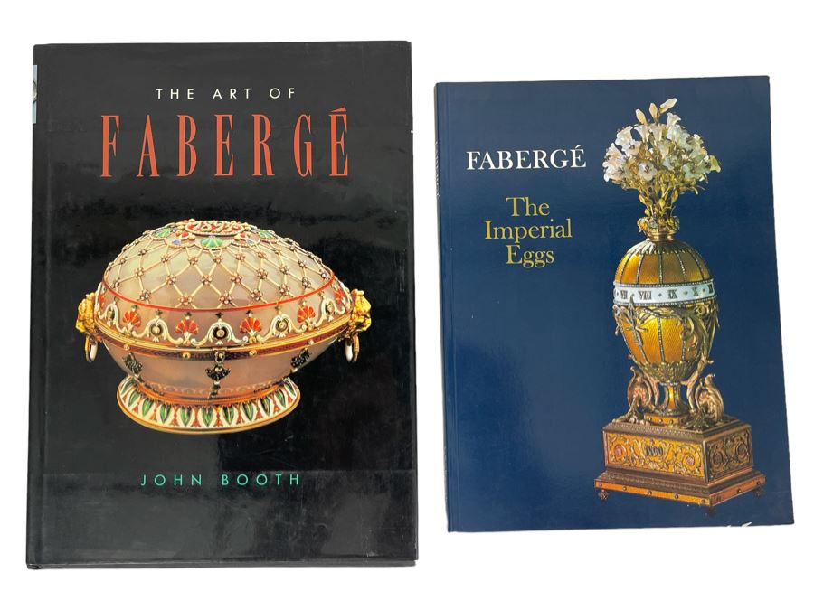 The Art Of Faberge Book By John Booth 1990 And Faberge The Imperial Eggs Book 1989 [Photo 1]