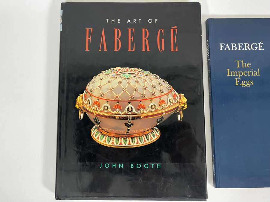 The Art Of Faberge Book By John Booth 1990 And Faberge The Imperial Eggs Book 1989 [Photo 2]