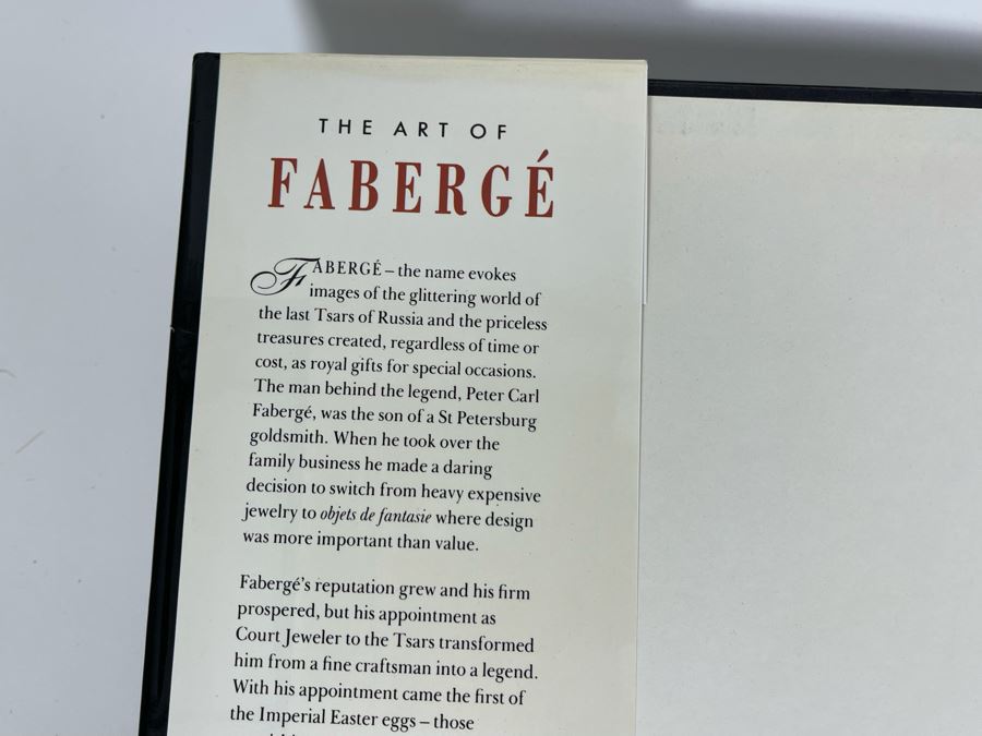 The Art Of Faberge Book By John Booth 1990 And Faberge The Imperial Eggs Book 1989 [Photo 3]