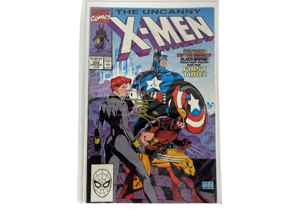 Hand Signed Jim Lee The Uncanny X-Men #268 [Photo 1]