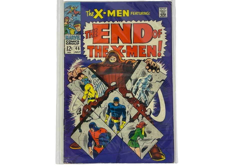 Vintage 1968 Marvel Comics The X-Men #46 Comic Book [Photo 1]