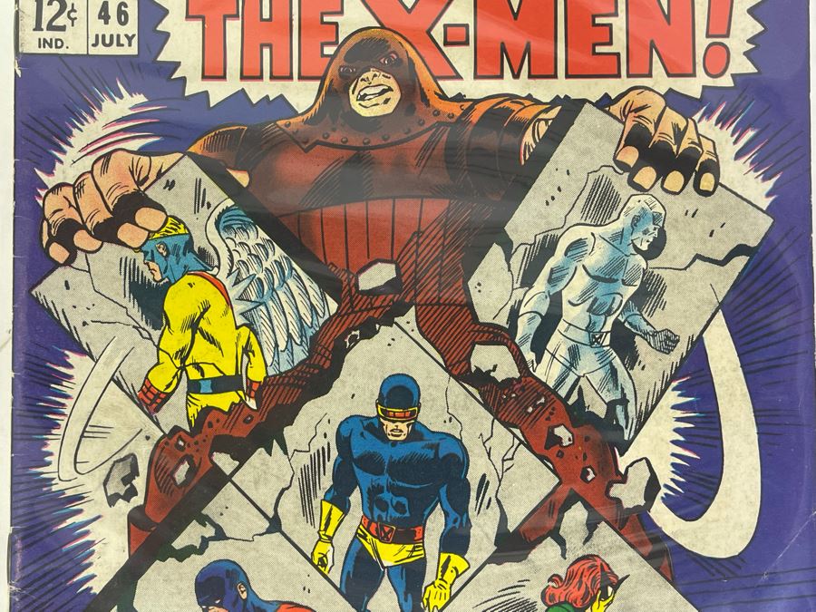 Vintage 1968 Marvel Comics The X-Men #46 Comic Book [Photo 3]