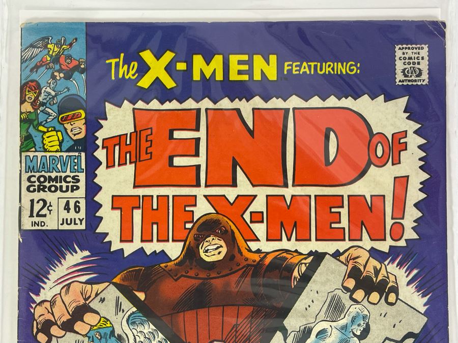 Vintage 1968 Marvel Comics The X-Men #46 Comic Book [Photo 2]