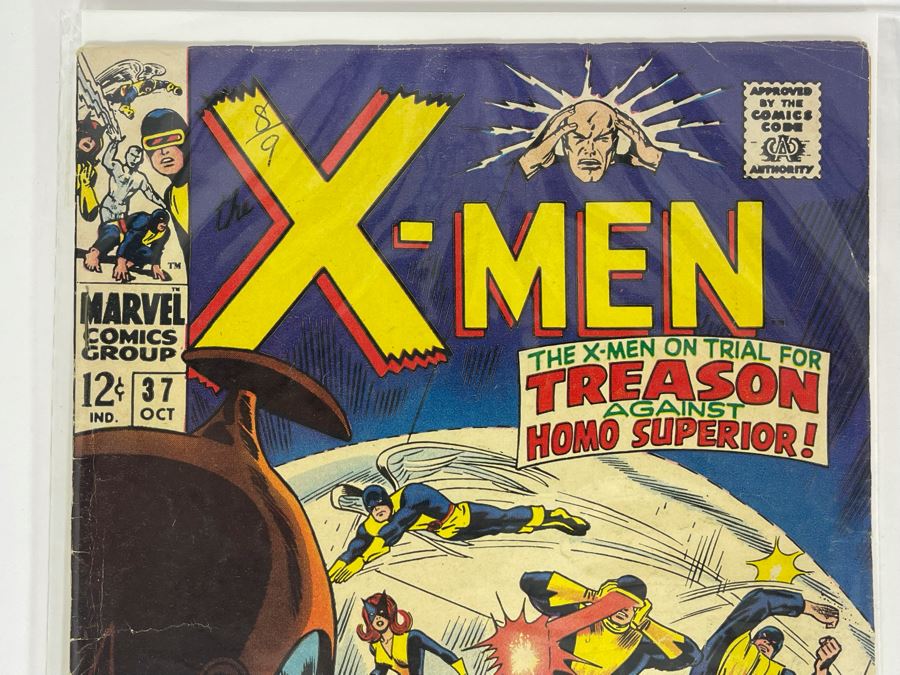 Vintage 1967 Marvel Comics The X-Men #37 Comic Book [Photo 2]