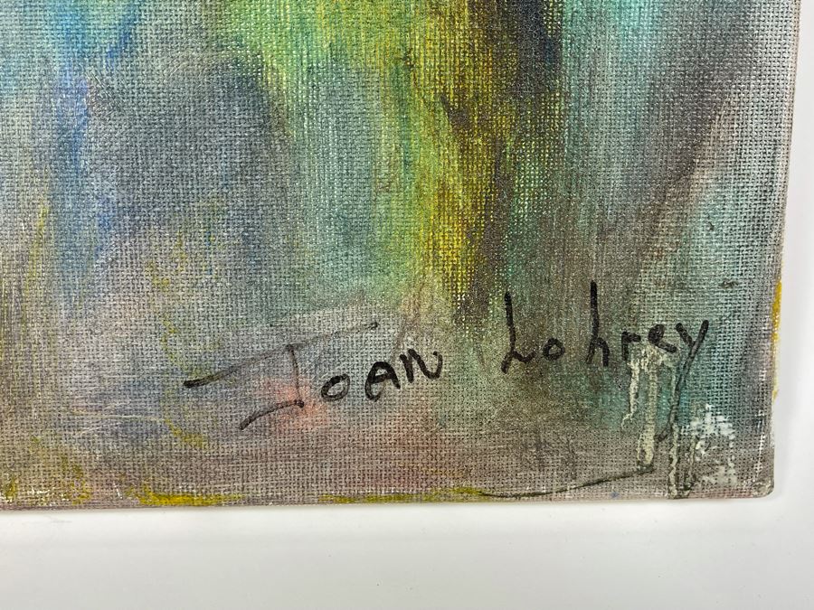 Original Abstract Painting On Canvas By Joan Lohrey 16 X 20 [Photo 5]