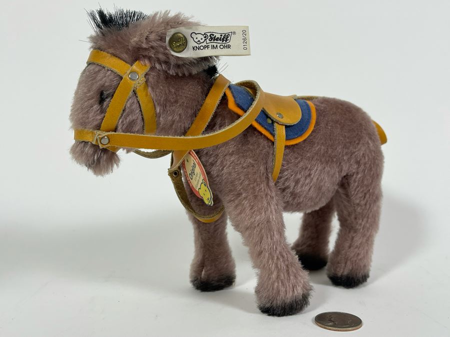 Original Steiff Donkey With Tags 9W [Photo 3]